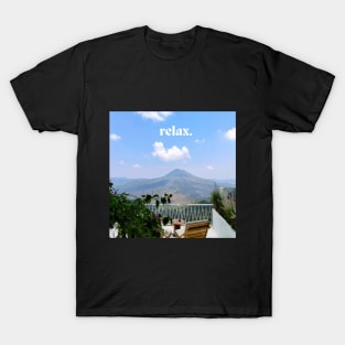 View of Mount Batur in Bali, Indonesia T-Shirt